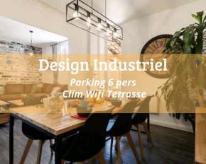 Design Industriel avec Terrasse Privative